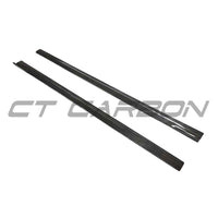 BMW M2 / M2C F87 CARBON FIBRE SIDE SKIRTS V3