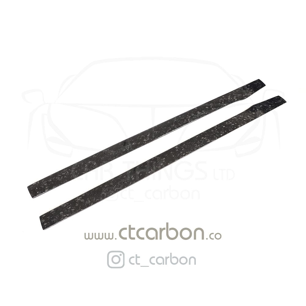 CT CARBON Side Skirts MERCEDES C63/C63S W205 COUPE & SALOON FORGED CARBON FIBRE SIDE SKIRTS - D STYLE