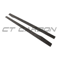MERCEDES C63/C63S W205 COUPE & SALOON FORGED CARBON FIBRE SIDE SKIRTS - V2