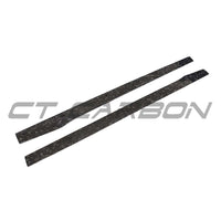 MERCEDES C63/C63S W205 COUPE & SALOON FORGED CARBON FIBRE SIDE SKIRTS - V2