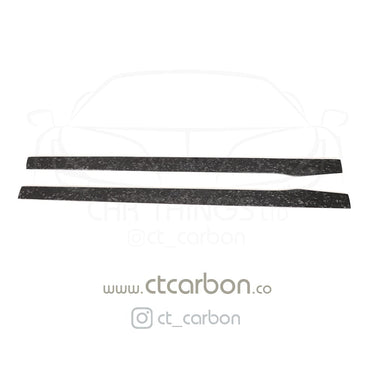 CT CARBON Side Skirts MERCEDES C63/C63S W205 COUPE & SALOON FORGED CARBON FIBRE SIDE SKIRTS - D STYLE