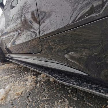CT CARBON Side Skirts MERCEDES C63/C63S W205 COUPE & SALOON FORGED CARBON FIBRE SIDE SKIRTS - D STYLE