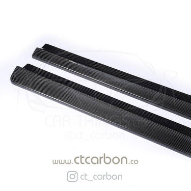CT CARBON Side Skirts MERCEDES W204 C63 CARBON FIBRE SIDE SKIRTS