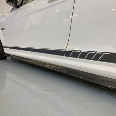 CT CARBON Side Skirts MERCEDES W204 C63 CARBON FIBRE SIDE SKIRTS