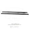 CT CARBON Side Skirts MERCEDES W205 C63 & C63S COUPE 2DR & SALOON 4DR CARBON SIDE SKIRTS - D STYLE