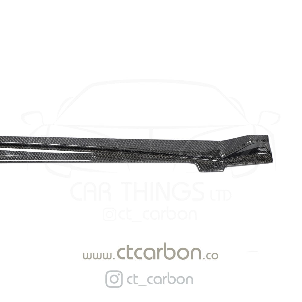 CT CARBON Side Skirts TOYOTA SUPRA A90 CARBON FIBRE SIDE SKIRTS - CT CARBON