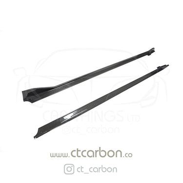 CT CARBON Side Skirts TOYOTA SUPRA A90 CARBON FIBRE SIDE SKIRTS - CT CARBON