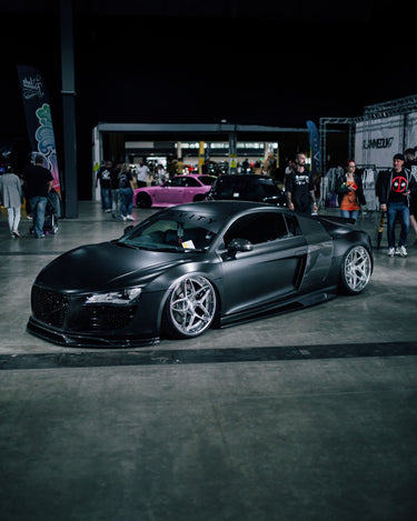 CT CARBON SPLITTER AUDI R8 GEN 1 CARBON FIBRE SPLITTER - V STYLE