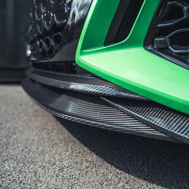 CT CARBON SPLITTER AUDI RS3 8Y CARBON FIBRE SPLITTER - CT DESIGN