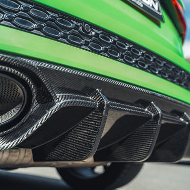 CT CARBON SPLITTER AUDI RS3 8Y SALOON CARBON FIBRE DIFFUSER - CT DESIGN
