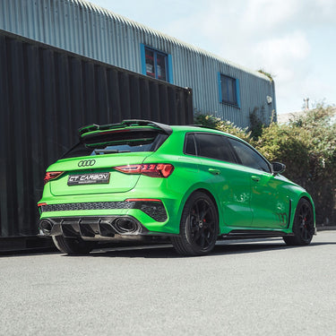 CT CARBON SPLITTER AUDI RS3 8Y SPORTBACK CARBON FIBRE DIFFUSER - CT DESIGN