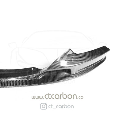 CT CARBON Splitter BMW 2 SERIES F22 & F23 M SPORT CARBON FRONT LIP SPLITTER - OEM + CT DESIGN