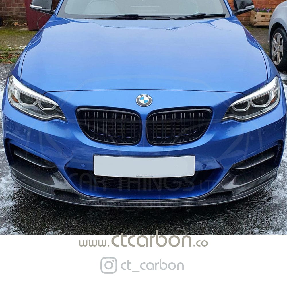 CT CARBONE  BMW SÉRIE 2 F22 & F23 M SPORT LÈVRE AVANT EN