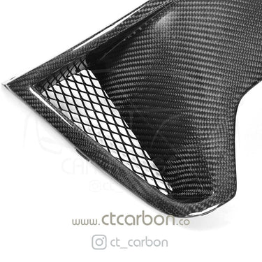 CT CARBON Splitter BMW F36 4 SERIES COUPE FULL CARBON FIBRE KIT - MP STYLE