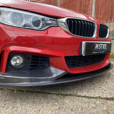 CT CARBON Splitter BMW F36 4 SERIES COUPE FULL CARBON FIBRE KIT - MP STYLE
