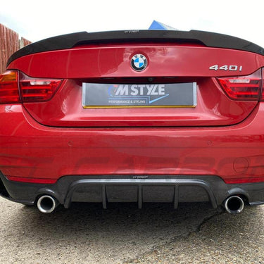 CT CARBON Splitter BMW F36 4 SERIES COUPE FULL CARBON FIBRE KIT - MP STYLE