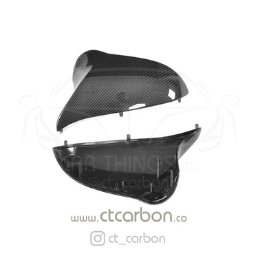CT CARBON Splitter BMW F80/F82/F83/F87 M2C/M3/M4 CARBON FIBRE MIRRORS (LHD ONLY)