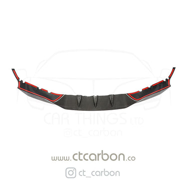 CT CARBON Splitter BMW F90 M5 & M5C COMPETITION CARBON FIBRE SPLITTER - R STYLE