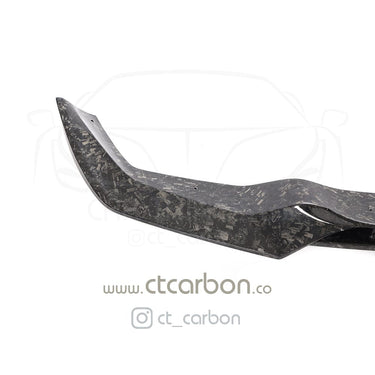 CT CARBON Splitter BMW M2 F87 N55(OG) FORGED CARBON FIBRE SPLITTER - V-STYLE