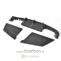 CT CARBON Splitter BMW M2/M2C F87 CARBON FIBRE DIFFUSER - MT STYLE