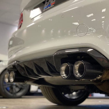 CT CARBON Splitter BMW M2/M3/M4/M5 F10/F80/F82/F83/F87 CARBON FIBRE EXHAUST TIPS - CHROME x4
