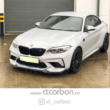 CT CARBON Splitter BMW M2C F87 CARBON FIBRE SPLITTER - CS STYLE