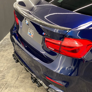CT CARBON Splitter BMW M3 (F80) FULL FORGED CARBON FIBRE KIT - V STYLE