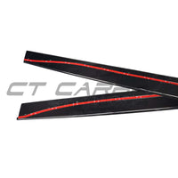 BMW M3/M4 F80/F82/F83 2014-2020 CARBON FIBRE SIDE SKIRTS - V1