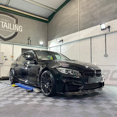 CT CARBON Splitter BMW M3 (F80) SALOON FULL CARBON FIBRE KIT - V STYLE