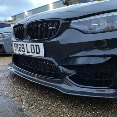 CT CARBON Splitter BMW M3/M4 (F80 F82 F83) CARBON FIBRE SPLITTER - V STYLE