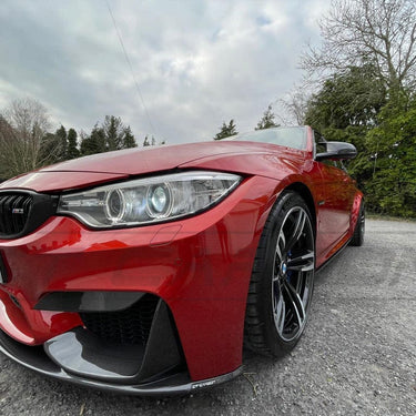 CT CARBON Splitter BMW M3/M4 (F80 F82 F83) UPPER FRONT CARBON FIBRE CANARDS