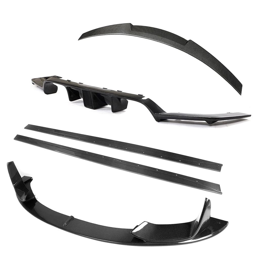 CT CARBON Splitter BMW M4 (F82) COUPE FULL CARBON FIBRE KIT - DTM