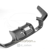 CT CARBON Splitter BMW M4 (F82) COUPE FULL CARBON FIBRE KIT - V STYLE