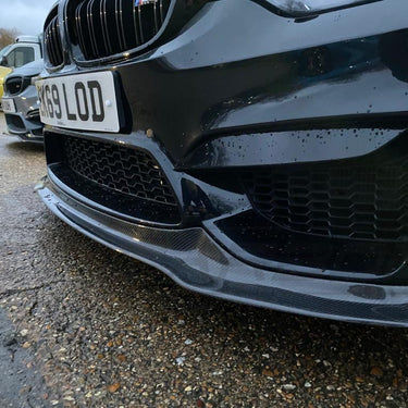 CT CARBON Splitter BMW M4 (F82) COUPE FULL CARBON FIBRE KIT - V STYLE