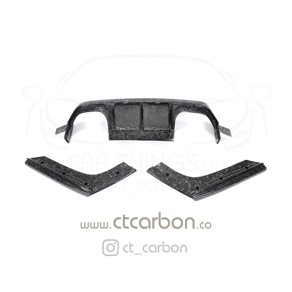 CT CARBON Splitter BMW M4 (F82) COUPE FULL FORGED CARBON FIBRE KIT - V STYLE