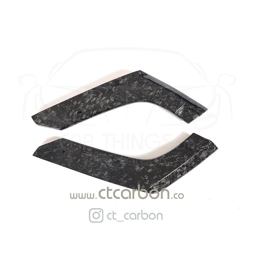 CT CARBON Splitter BMW M4 (F82) COUPE FULL FORGED CARBON FIBRE KIT - V STYLE