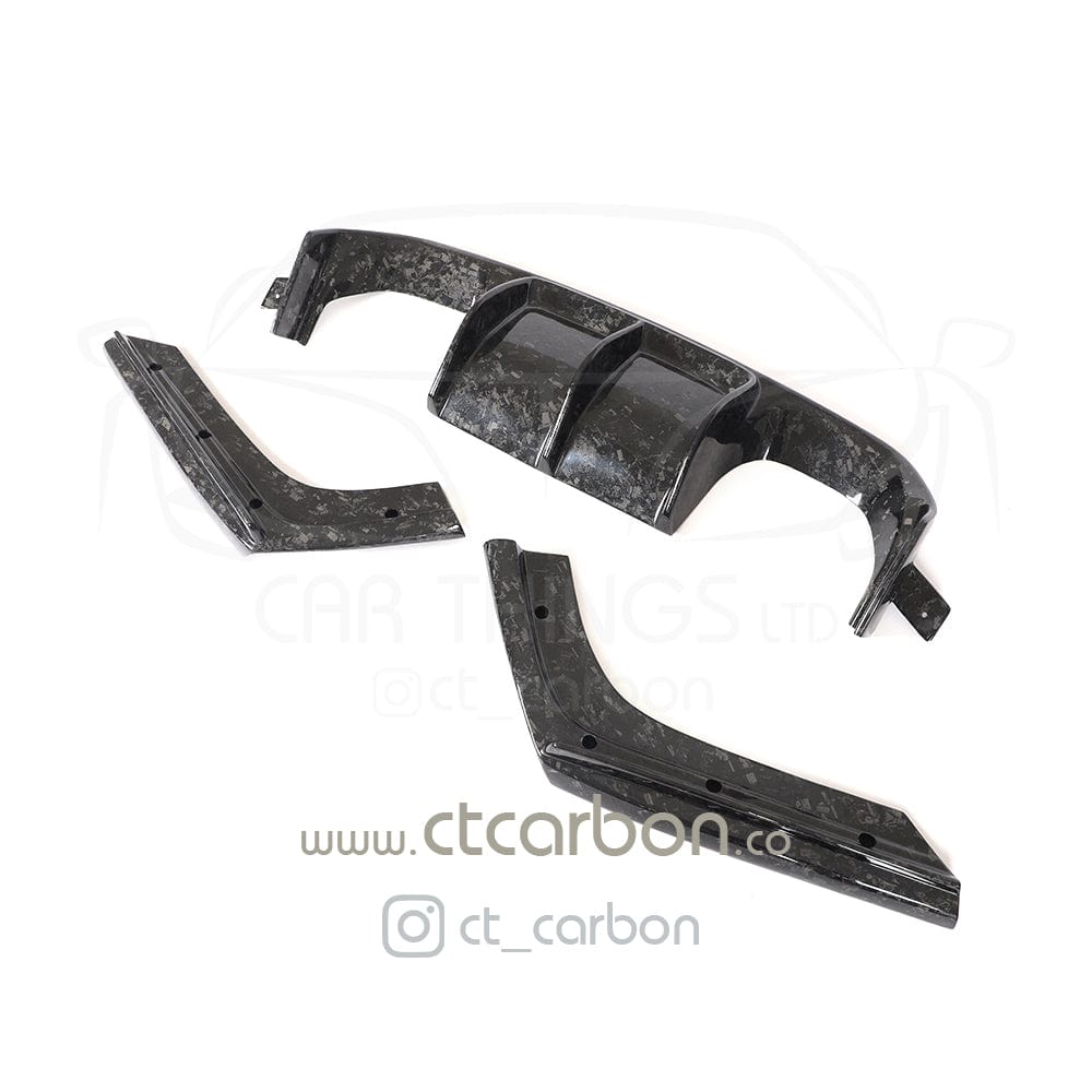 CT CARBON Splitter BMW M4 (F82) COUPE FULL FORGED CARBON FIBRE KIT - V STYLE