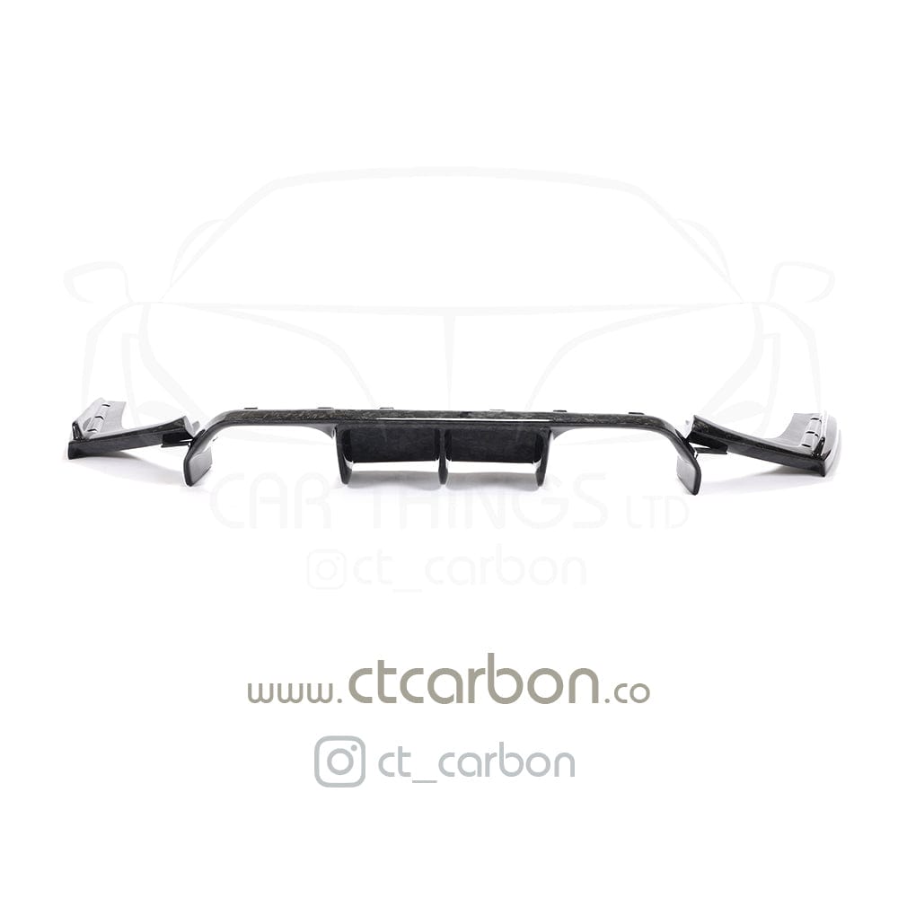 CT CARBON Splitter BMW M4 (F82) COUPE FULL FORGED CARBON FIBRE KIT - V STYLE