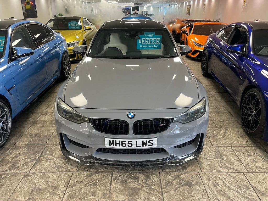 CT CARBON Splitter BMW M4 (F82) COUPE FULL FORGED CARBON FIBRE KIT - V STYLE