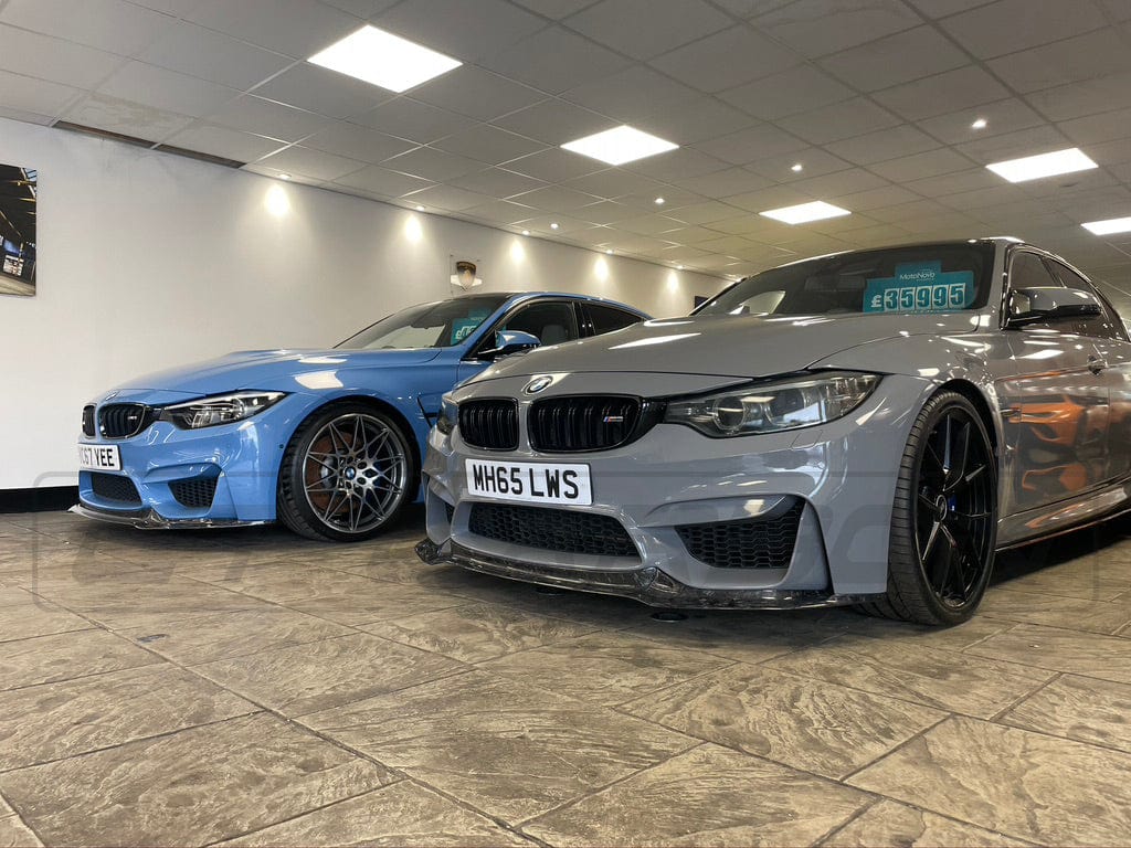 CT CARBON Splitter BMW M4 (F82) COUPE FULL FORGED CARBON FIBRE KIT - V STYLE