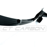CT CARBON Splitter BMW M4 (F82) COUPE FULL GLOSS BLACK KIT