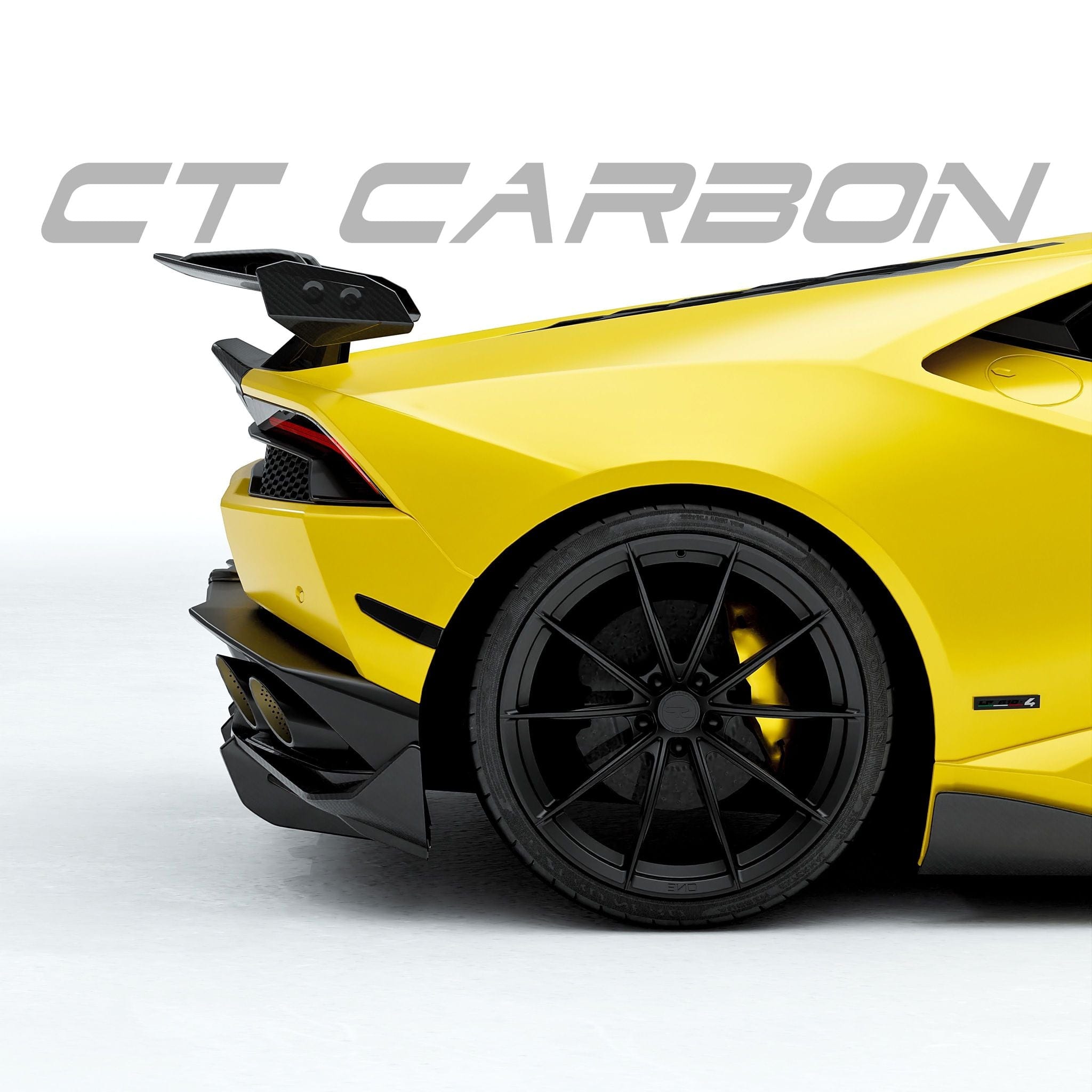CT CARBON | LAMBORGHINI HURACAN LP-610 CARBON FIBRE SPLITTER - CT DESIGN