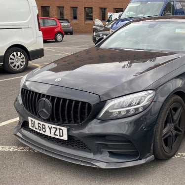 CT CARBON Splitter MERCEDES C43 & C CLASS W205 FACELIFT CARBON FIBRE SPLITTER - CT STYLE