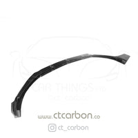 CT CARBON Splitter MERCEDES C63 W205 COUPE CARBON FIBRE SPLITTER - B-STYLE