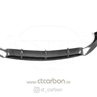 CT CARBON Splitter MERCEDES C63 W205 COUPE CARBON FIBRE SPLITTER - B-STYLE