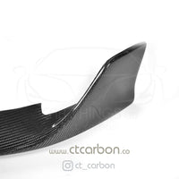 CT CARBON Splitter MERCEDES C63 W205 COUPE CARBON FIBRE SPLITTER - B-STYLE