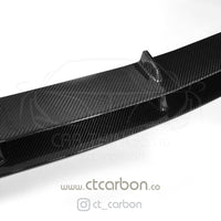 CT CARBON Splitter MERCEDES C63 W205 COUPE CARBON FIBRE SPLITTER - B-STYLE