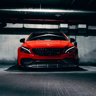 CT CARBON Splitter MERCEDES C63 W205 COUPE CARBON FIBRE SPLITTER - B-STYLE