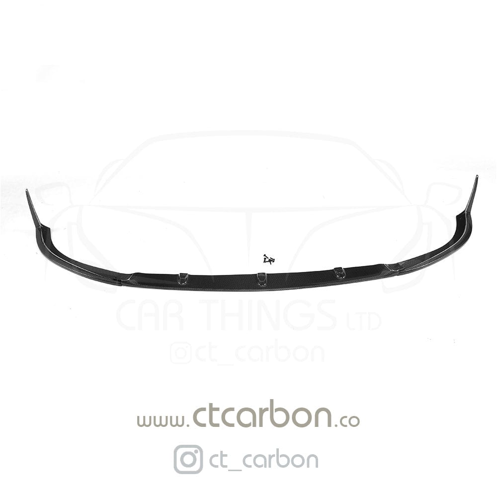CT CARBON Splitter MERCEDES C63 W205 COUPE/CONVERTIBLE CARBON SPLITTER - ED1 STYLE