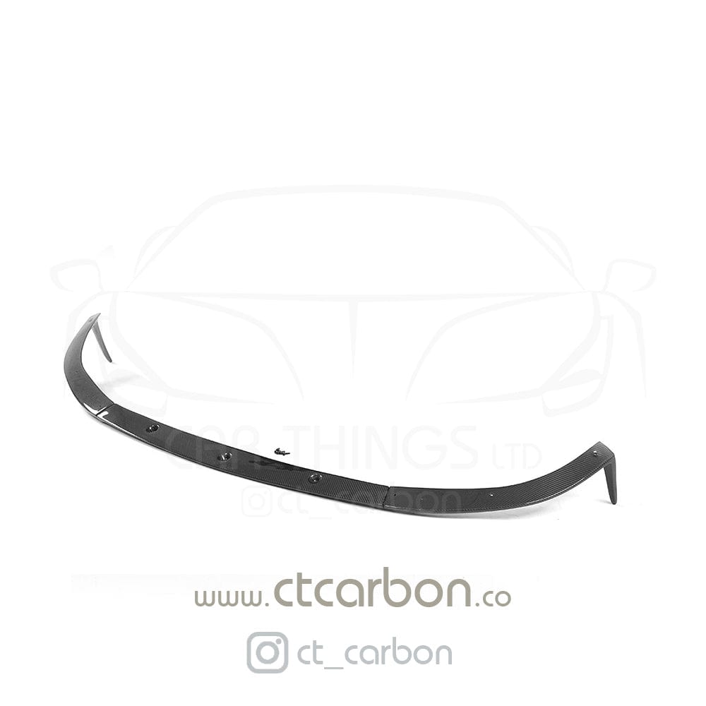 CT CARBON Splitter MERCEDES C63 W205 COUPE/CONVERTIBLE CARBON SPLITTER - ED1 STYLE